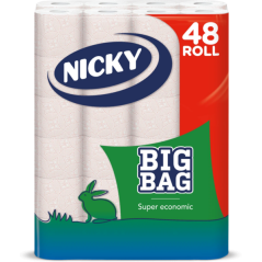 Toaletný papier 2 vrstvový NICKY XXL 40+8 ks