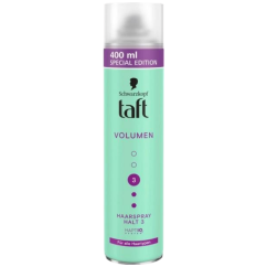 Taft lak na vlasy Volumen, fixace 3, 400 ml