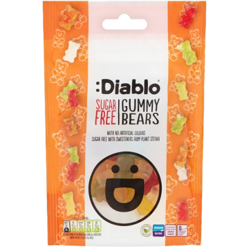 Dia skladkosti bez přidaného cukru