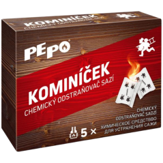 PE-PO Kominíček chemický odstraňovač sazí, 5× 14 g