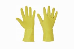 Gumové latexové rukavice žluté vel. L bal. 12ks