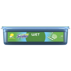 Swiffer Sweeper Citrus náhradné vlhčené utierky na podlahu, 20 ks