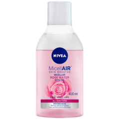 Nivea MicellAIR dvojfázová micelárna voda s ružovou vodou, 400 ml