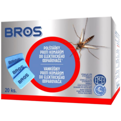 Bros elektrický odparovač proti komárom – náhradná náplň 20 nocí