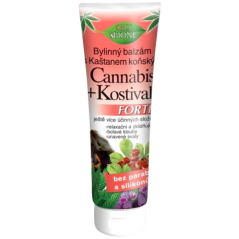 Bylinný balzam s Konským gaštanom CANNABIS + KOSTIVAL FORTE 200 ml