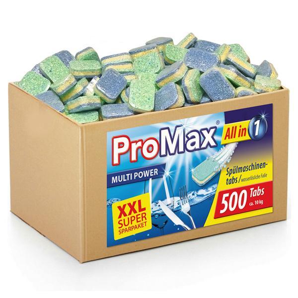 Tablety do umývačky Premium ProMax Multi power 12v1 s rozpustnou fóliou 500ks