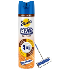 Emulsio Mangia Polvere Parquet 4in1 300 ml - Čisticí sprej na dřevěné podlahy a parkety