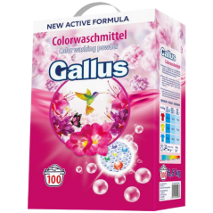 Gallus prací prášok Color, 100 dávok, 6,5 kg