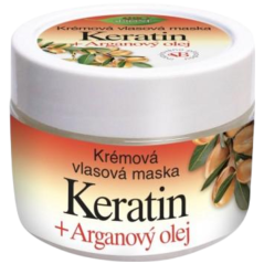 Krémová vlasová maska KERATIN + ARGANOVÝ OLEJ 260 ml