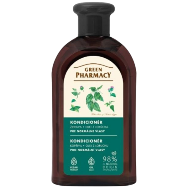 Green Pharmacy Kopřiva a Lopuch kondicionér pro normální vlasy 350 ml Green Pharmacy Kopřiva a Lopuch kondicionér pro normální vlasy 350 ml