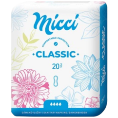 Micci Classic dámske vložky, 20 ks