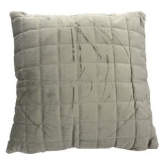 Vankúš metalicky sivý 45x45cm