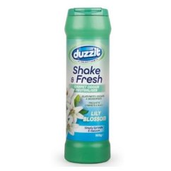 Duzzit Shake&Fresh Voňavý prášok na koberce Lily Blossom 500g