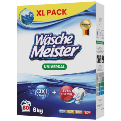 WascheMeister prací prášek 6 kg Universal Karton – 80 PD
