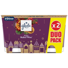 Glade vonné sviečky Festive Mulled Wine 2 × 112 g