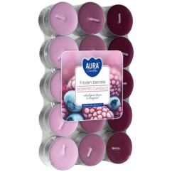 Aura čajová vonná svíčka mražené ovoce 30 ks