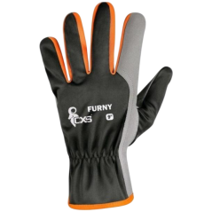 Furny pracovní rukavice kombinované, velikost 10, 1 pár
