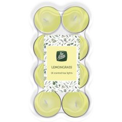 PanAroma Vonné čajové sviečky Lemongrass 16ks