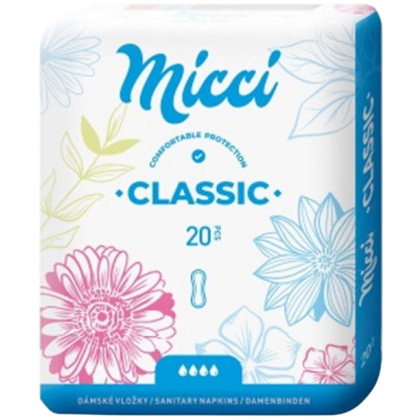 Micci Classic dámske vložky, 20 ks