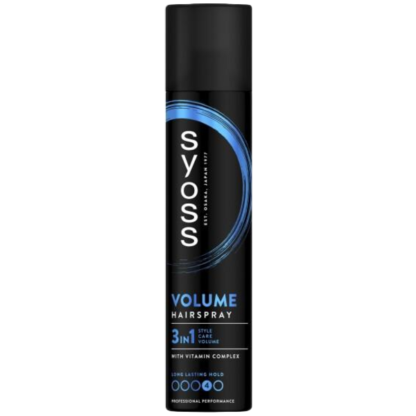 Syoss Volume Lift Lak na vlasy pro nadýchaný objem, fixace 4, 300 ml