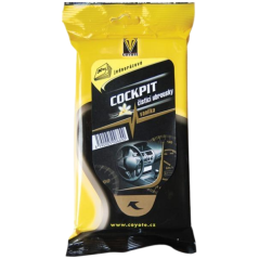 Coyote Cockpit čistící ubrousky, vanilka, 30 ks