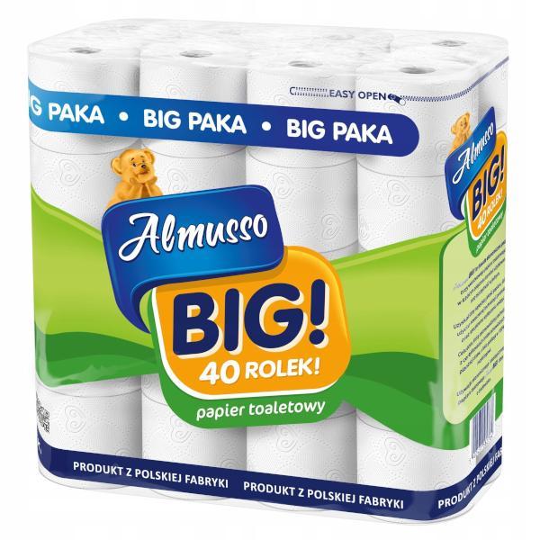 Almusso toaletný papier BIG 40 ks 3 vrstvy - rola 11,55m
