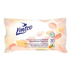 Linteo Herbal Vlhčené ubrousky pre intimnú hygienu 10ks