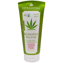 Herbavera Konopný balzám s aloe vera, 200 ml