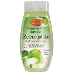 Bione Cosmetics Regenerační vlasový šampon ZELENÉ JABLKO 260 ml
