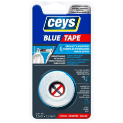 Ceys Blue Tape oboustranná lepící páska 19 mm x 1,5 m
