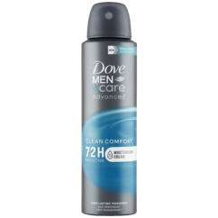 Dove Men+Care Advanced Clean Comfort antiperspirant sprej, 150 ml