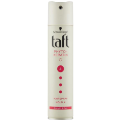 Taft Keratin, lak na vlasy ultra silný, sila fixácie 4, 250 ml