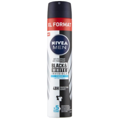 Nivea Men Black & White Invisible Fresh pánský antiperspirant, 200 ml