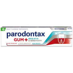 Parodontax Gum + Breath & Sensitivity Whitening zubná pasta s fluoridom, 75 ml