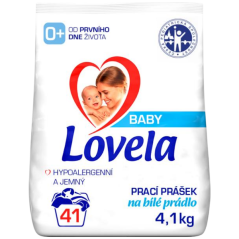 Lovela na biele prací prášok pre bábätká, 41 praní, 4,1 kg