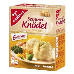 GG Hotové žemľové knedle vo varnom vrecku 6ks 200g