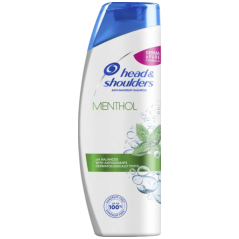 Head & Shoulders Cool Menthol šampón proti lupinám, 400 ml