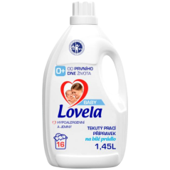 Lovela Baby Biele prádlo prací gél, 16 praní, 1,45 l