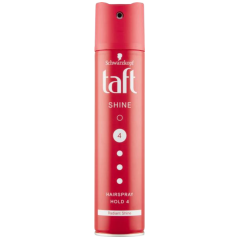 Taft Shine lesk, lak na vlasy se silnou fixací a intenzivním leskem, síla fixace 4, 250 ml