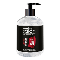 Styling hair gel so pumpičkou silný (biely) 500 ml