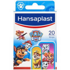 Hansaplast Paw Patrol dětské náplasti s motivy tlapkové patroly, 20 ks