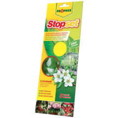 Stopset žlté lepové dosky na pilatky, 25 × 10 cm, 5 ks