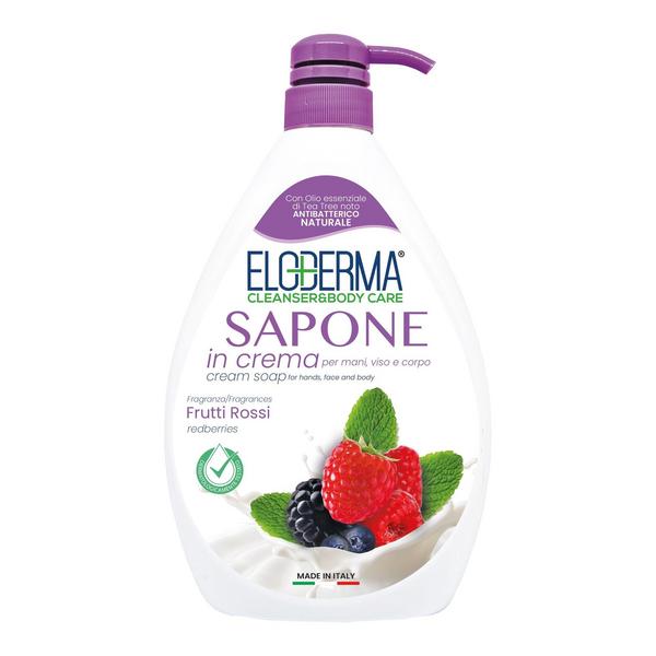 Mýdlo na ruce Eloderma červené ovoce 1000 ml