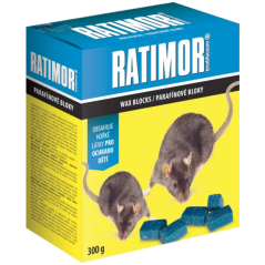 Ratimor Brodifacoum parafínové bloky nástraha na hlodavce, 300 g