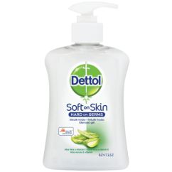 Dettol Soft on Skin aloe vera a vitamin E tekuté mýdlo, 250 ml