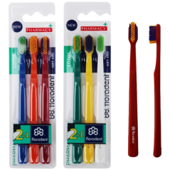 LOTOS zubní kartáček 2+1ks - mix barev