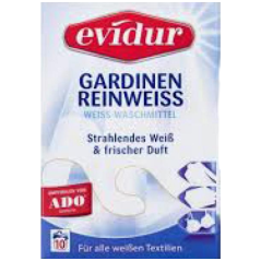 Evidur Gardinen Reinweiss – Prášok na biele záclony 600 g