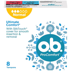 O.B. ProComfort Normal tampóny, 8 ks