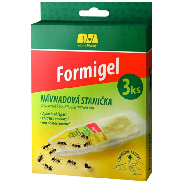 Formigel návnadová stanička proti mravencům, 3 ks