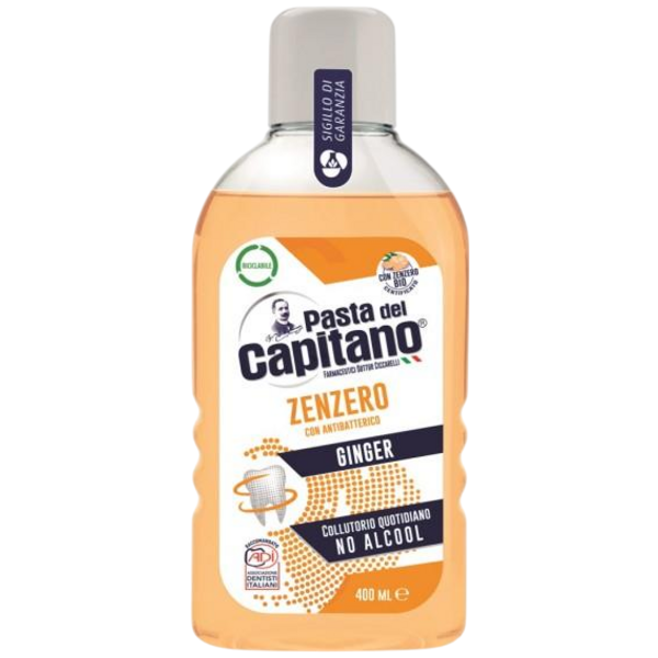 GINGER ZENZERO - ústní voda antibakteriální se zázvorem 400 ml